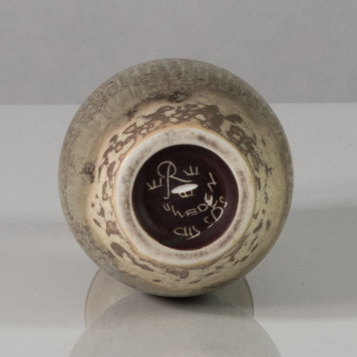 Carl Harry Stålhane for Rörstrand, Sweden, stoneware vase with matte beige crystalline glaze B3122