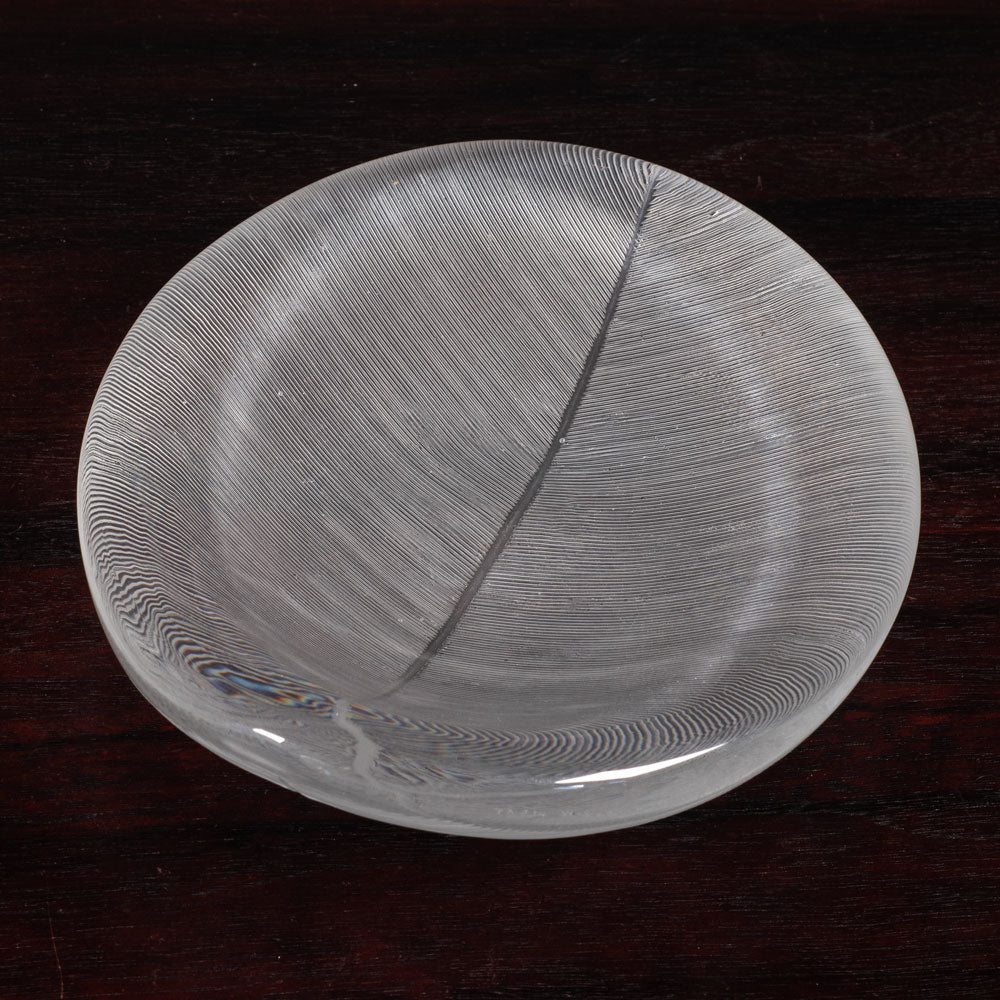Tapio Wirkkala for Iittala, Finland, comb-cut leaf dish L3430