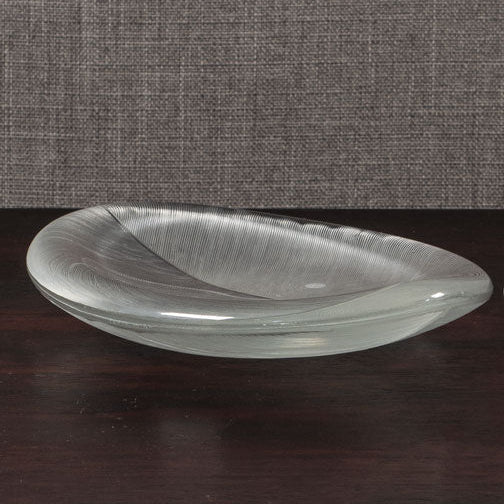 Tapio Wirkkala for Iittala, Finland, comb-cut leaf dish M4083