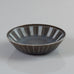Gunnar Nylund for Rorstrand, stoneware miniature bowl with brown and white glaze K2629