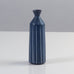 Gunnar Nylund for Rörstrand, Sweden, stoneware cabinet vase with blue and white stripes K2599