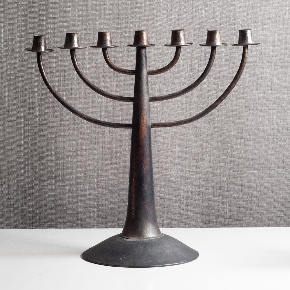 Bernhard Linder, Sweden, large bronze candelabra L3287