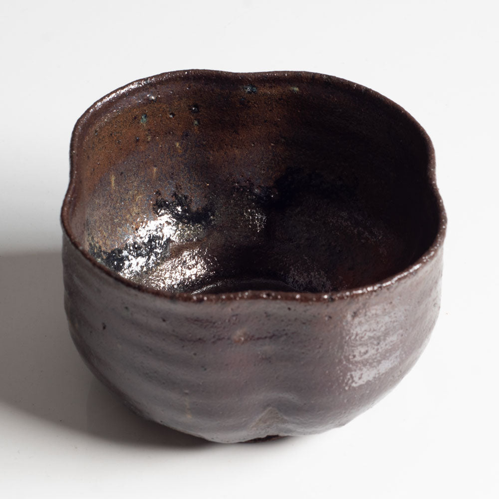 Gutte Eriksen, Denmark, bowl with brown glaze L3138