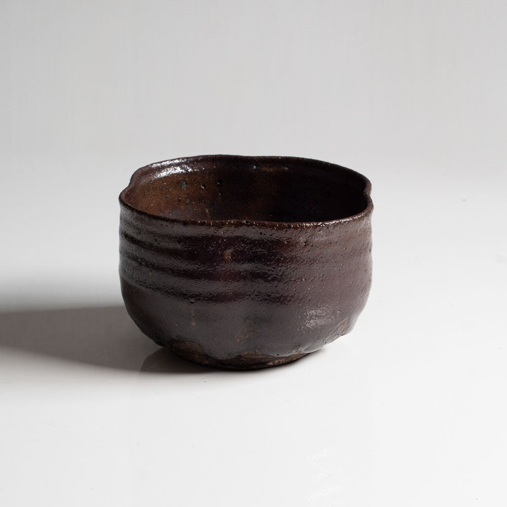 Gutte Eriksen, Denmark, bowl with brown glaze L3138