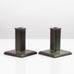 Just Andersen for GAB, Sweden, pair of bronze candlesticks K2593