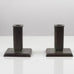 Just Andersen for GAB, Sweden, pair of bronze candlesticks K2593