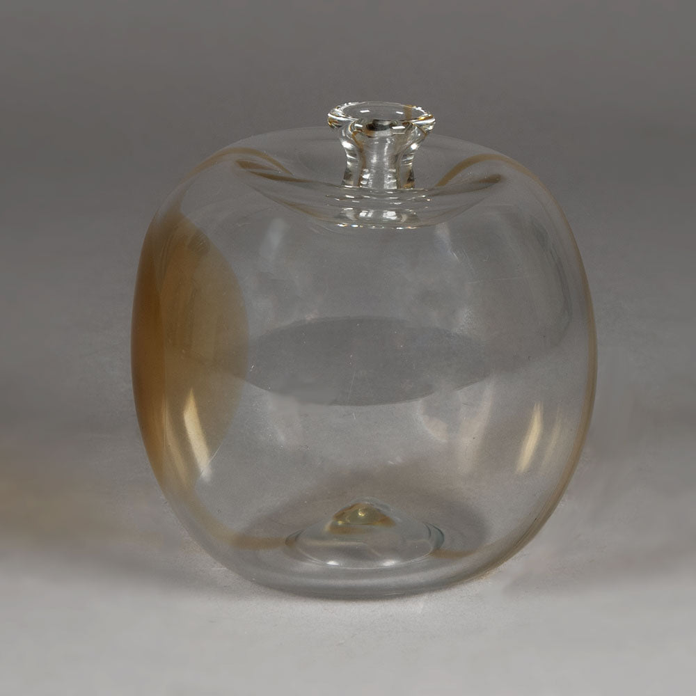 Glass "Apple "vase by Saara Hopea for Nuutajärvi Notsjö J1068