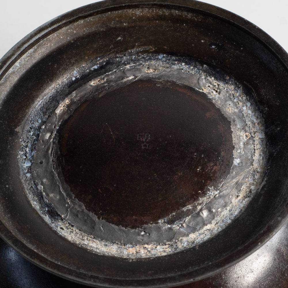 E. Berth, Denmark, bronze lidded jar L3485