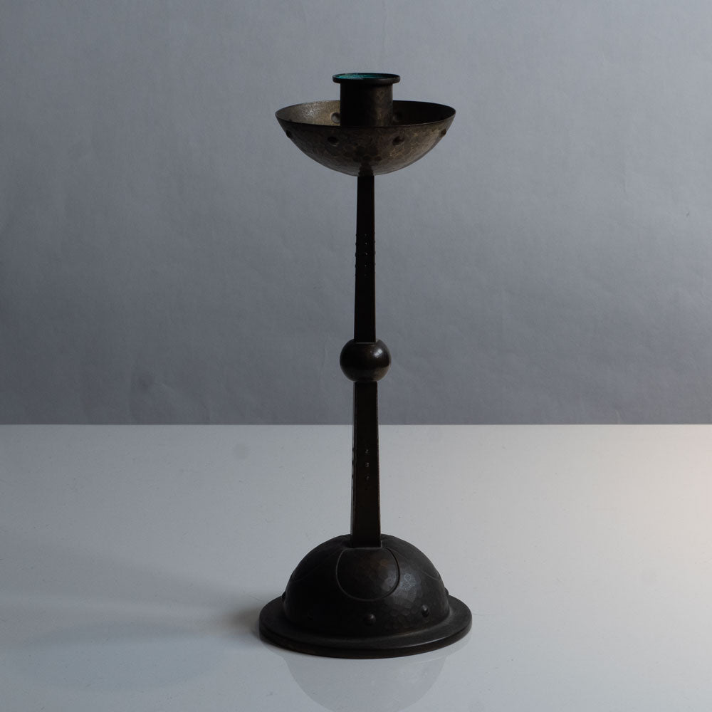 WMF, Germany, Bronze secessionist candle stick A1499