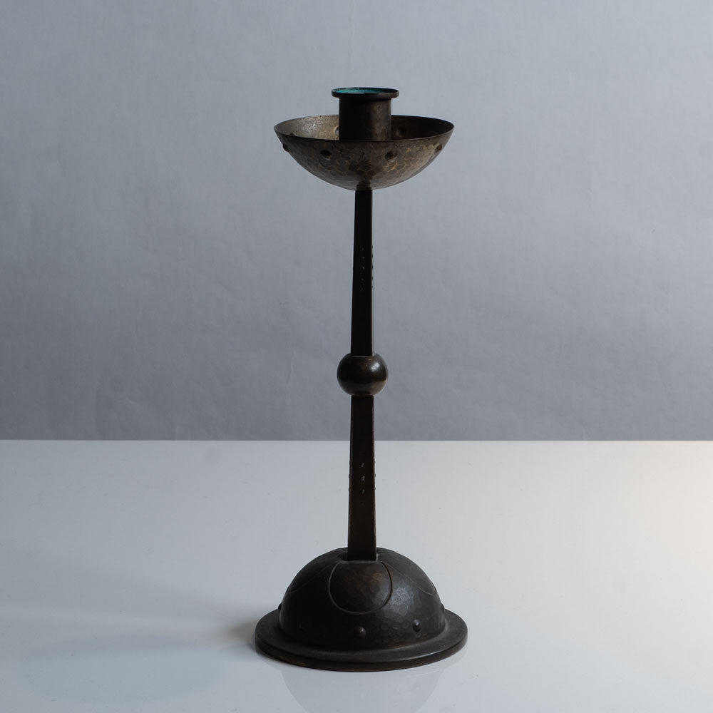 WMF, Germany, Bronze secessionist candle stick A1499