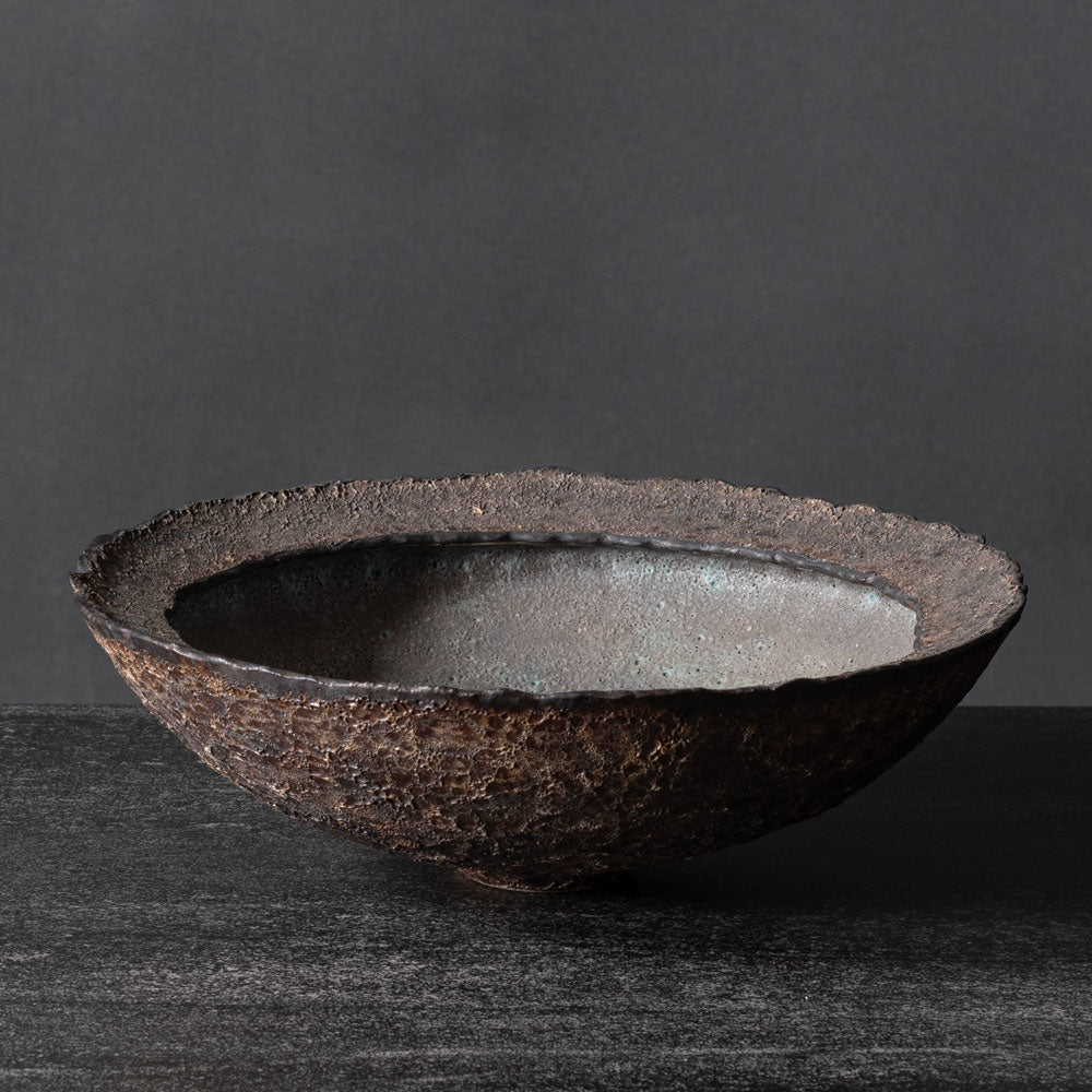 Two bowls by Deirdre Burnett (1939-2022), own studio, UK