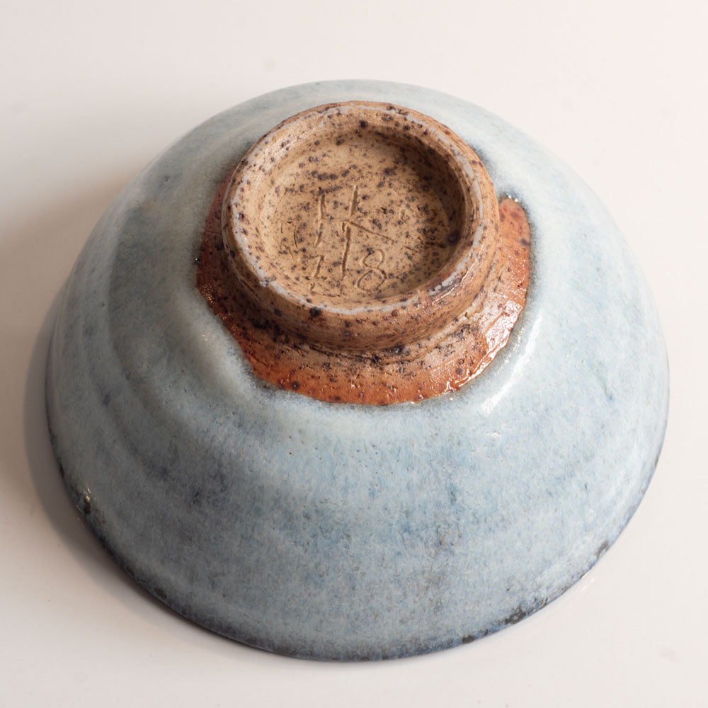 Heidi Kippenberg, Germany, stoneware bowl with blue glaze K2873