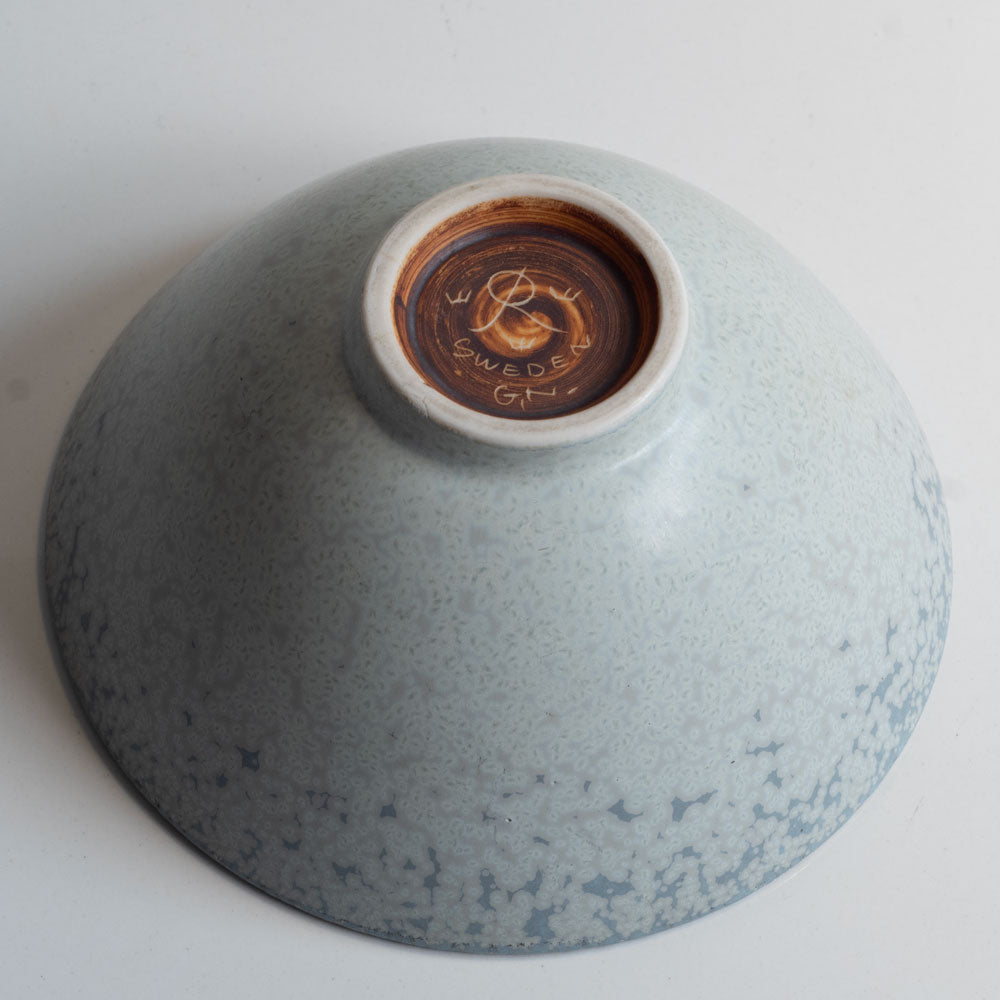 Gunnar Nylund for Rörstrand, Sweden, bowl with blue and white glaze K2466