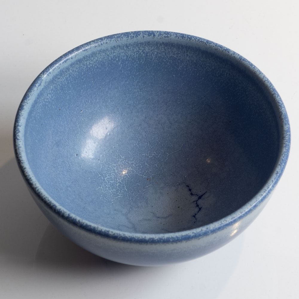 Gunnar Nylund for Rörstrand, Sweden, bowl with blue matte glaze L3277