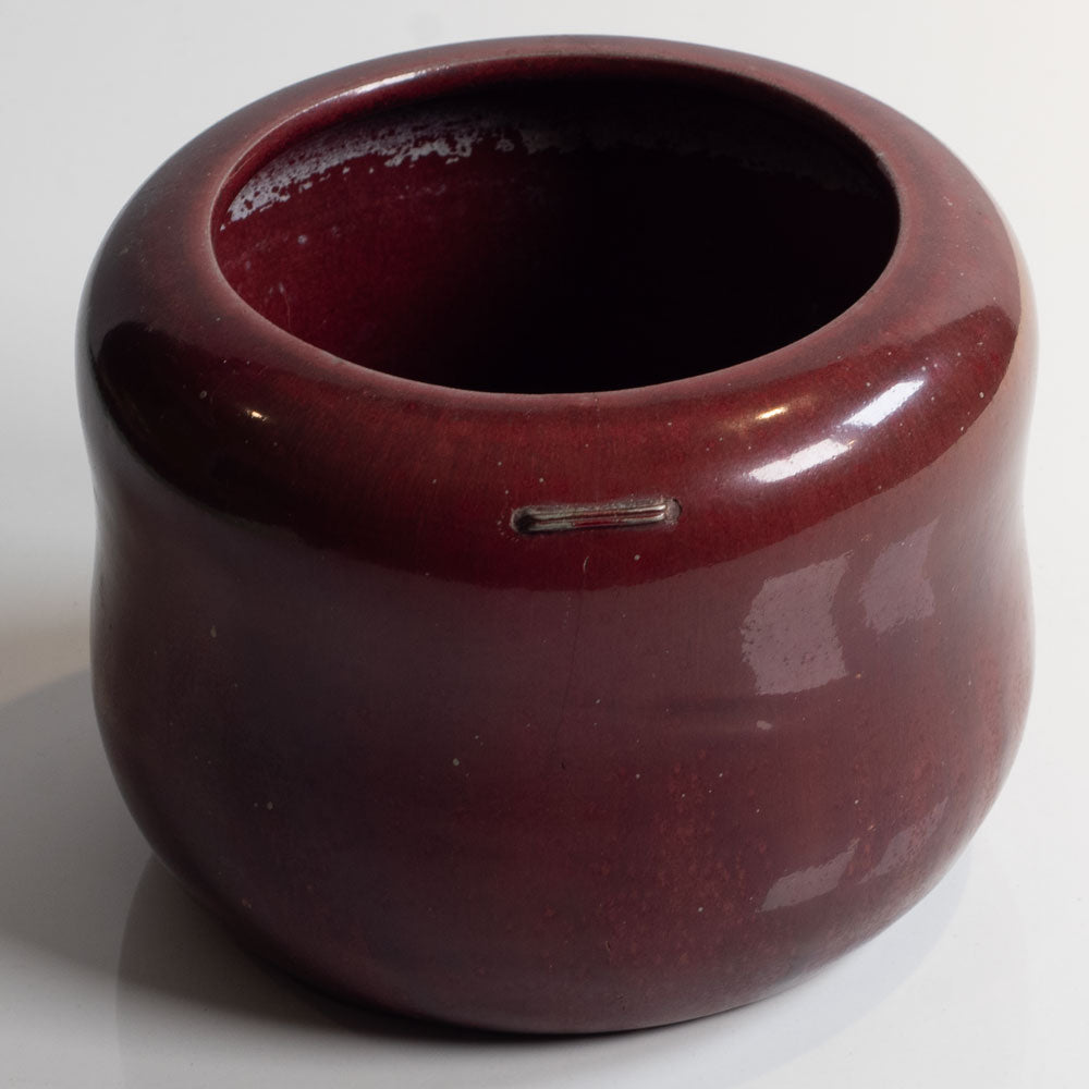 Jar with oxblood glaze for Royal Copenhagen N7942