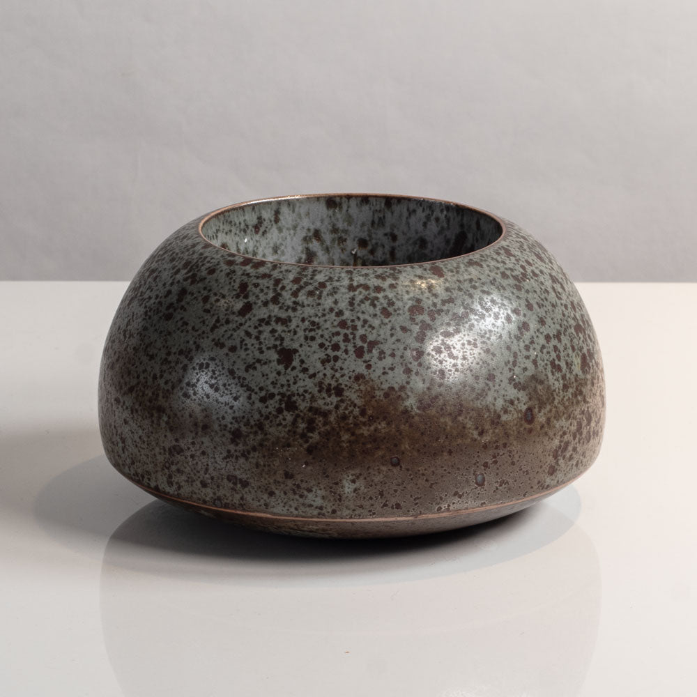 Antje Wiewinner, Germany, unique stoneware double walled bowl k2806