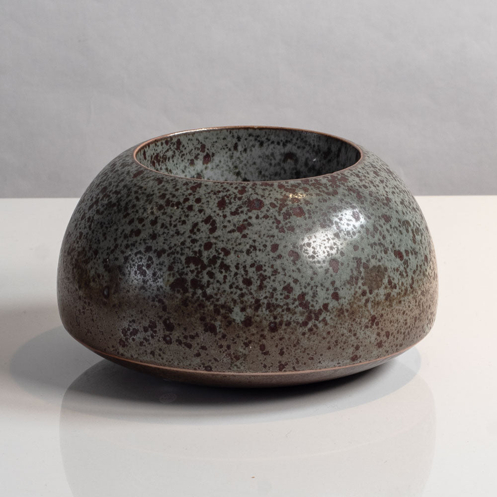 Antje Wiewinner, Germany, unique stoneware double walled bowl k2806