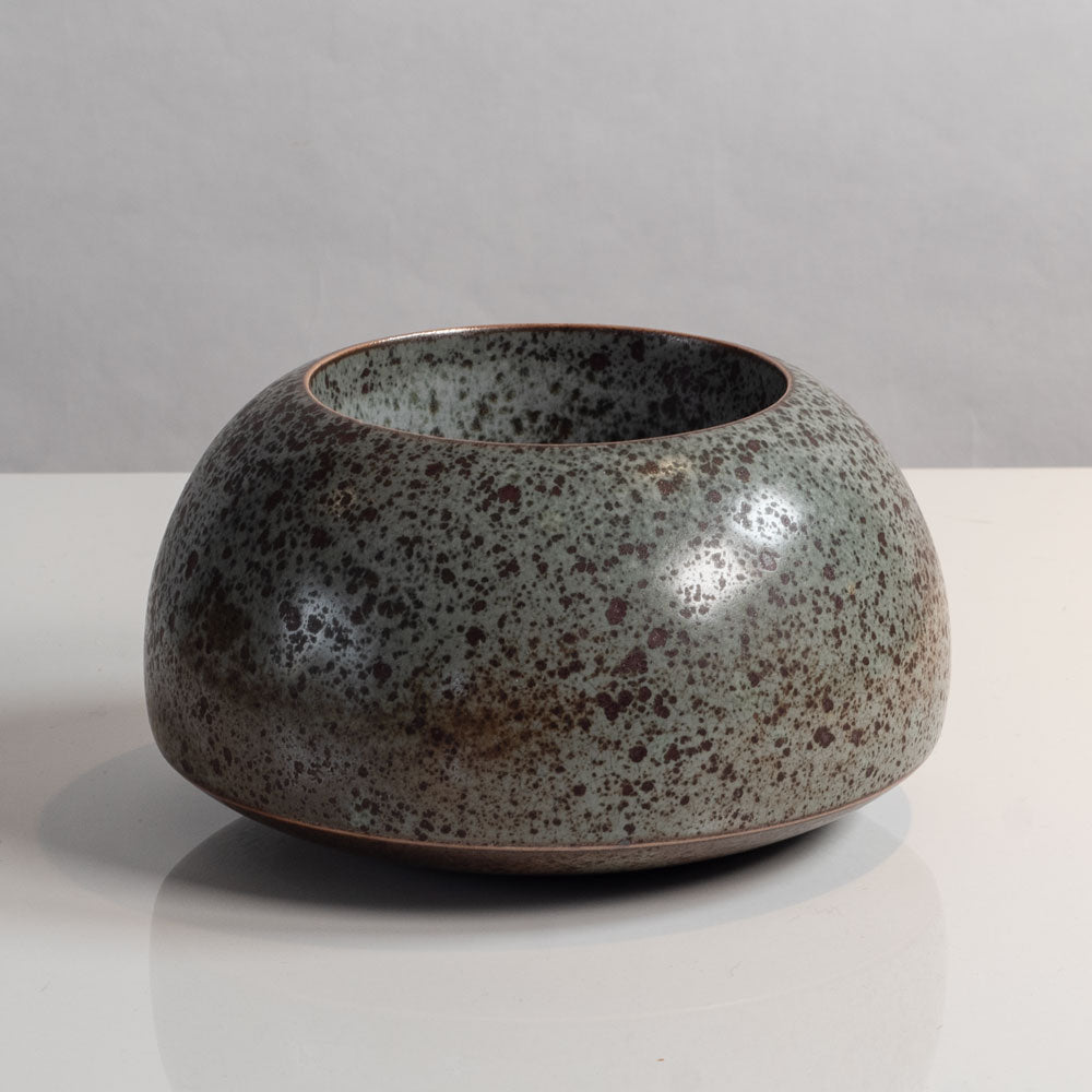Antje Wiewinner, Germany, unique stoneware double walled bowl k2806