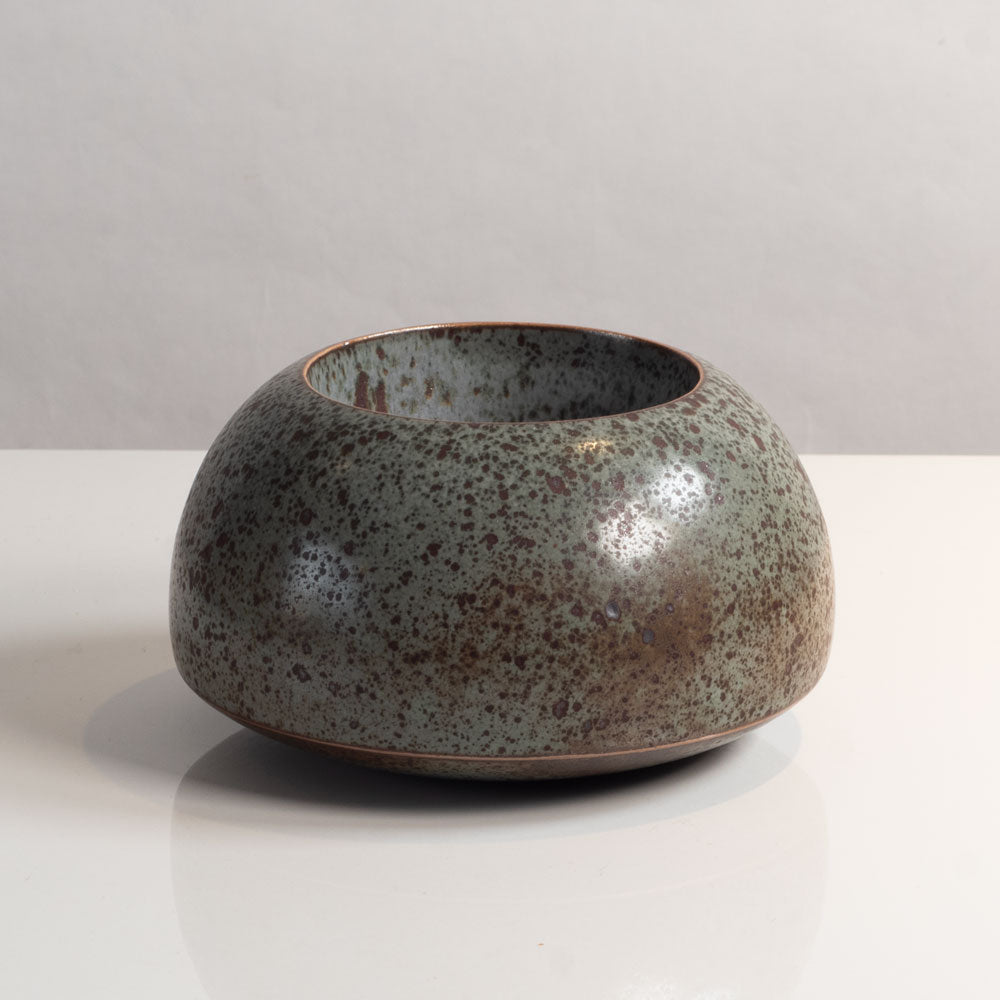 Antje Wiewinner, Germany, unique stoneware double walled bowl k2806