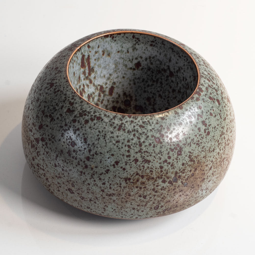 Antje Wiewinner, Germany, unique stoneware double walled bowl k2806