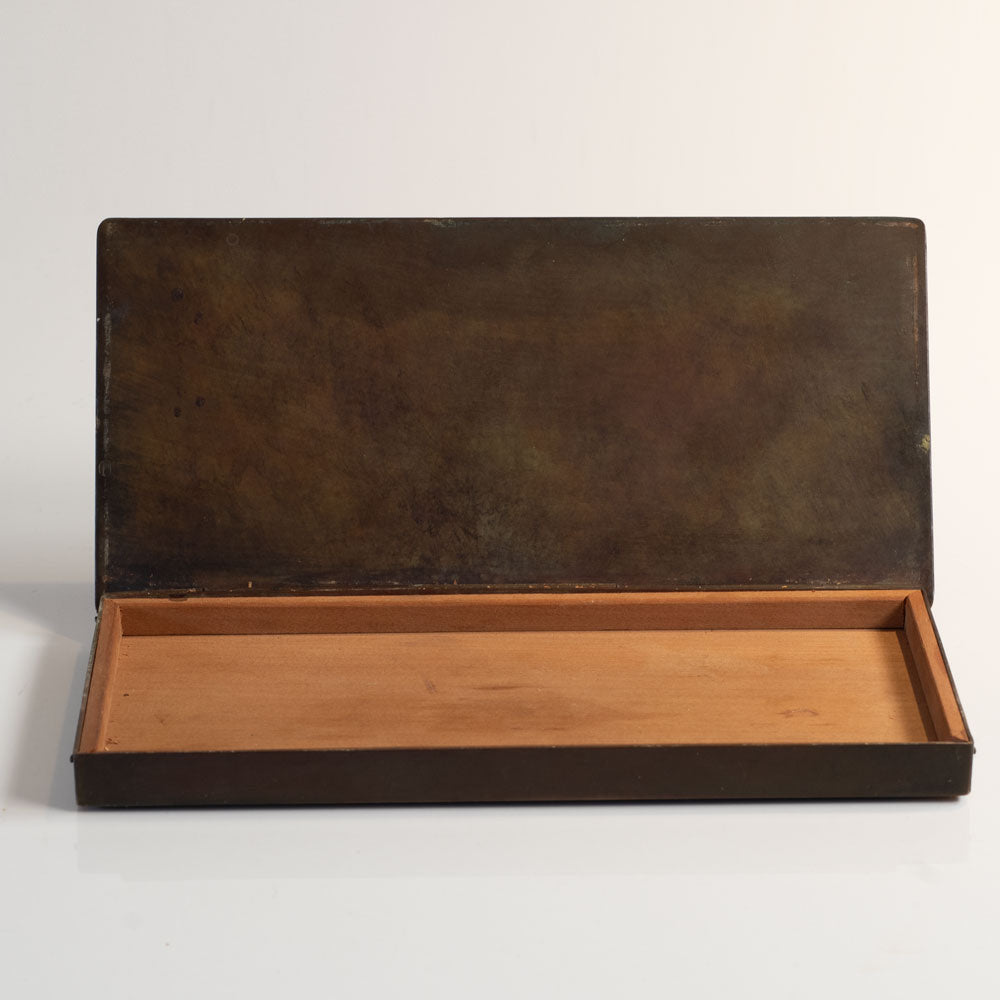 GAB, Sweden, Bronze box with wood interior K2840