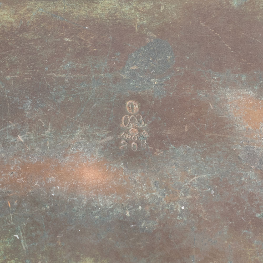 GAB, Sweden, Bronze box with wood interior K2840