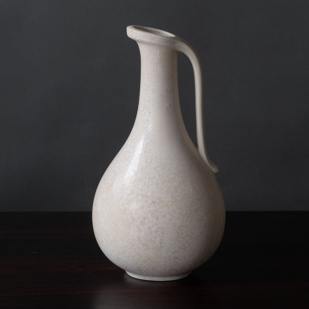 Gunnar Nylund for Rörstrand, large stoneware pitcher with white glaze J1185