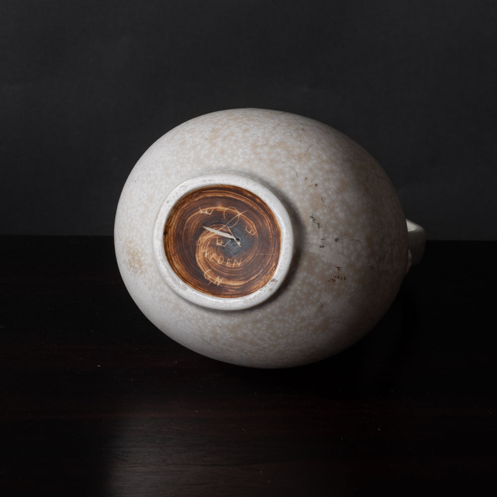 Gunnar Nylund for Rörstrand, large stoneware pitcher with white glaze J1185