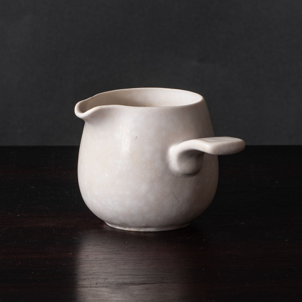 Gunnar Nylund for Rörstrand, stoneware milk jug with white glaze K2826