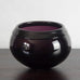 Timo Sarpaneva for Iittala, Finland, round bowl/vase in purple glass H1399