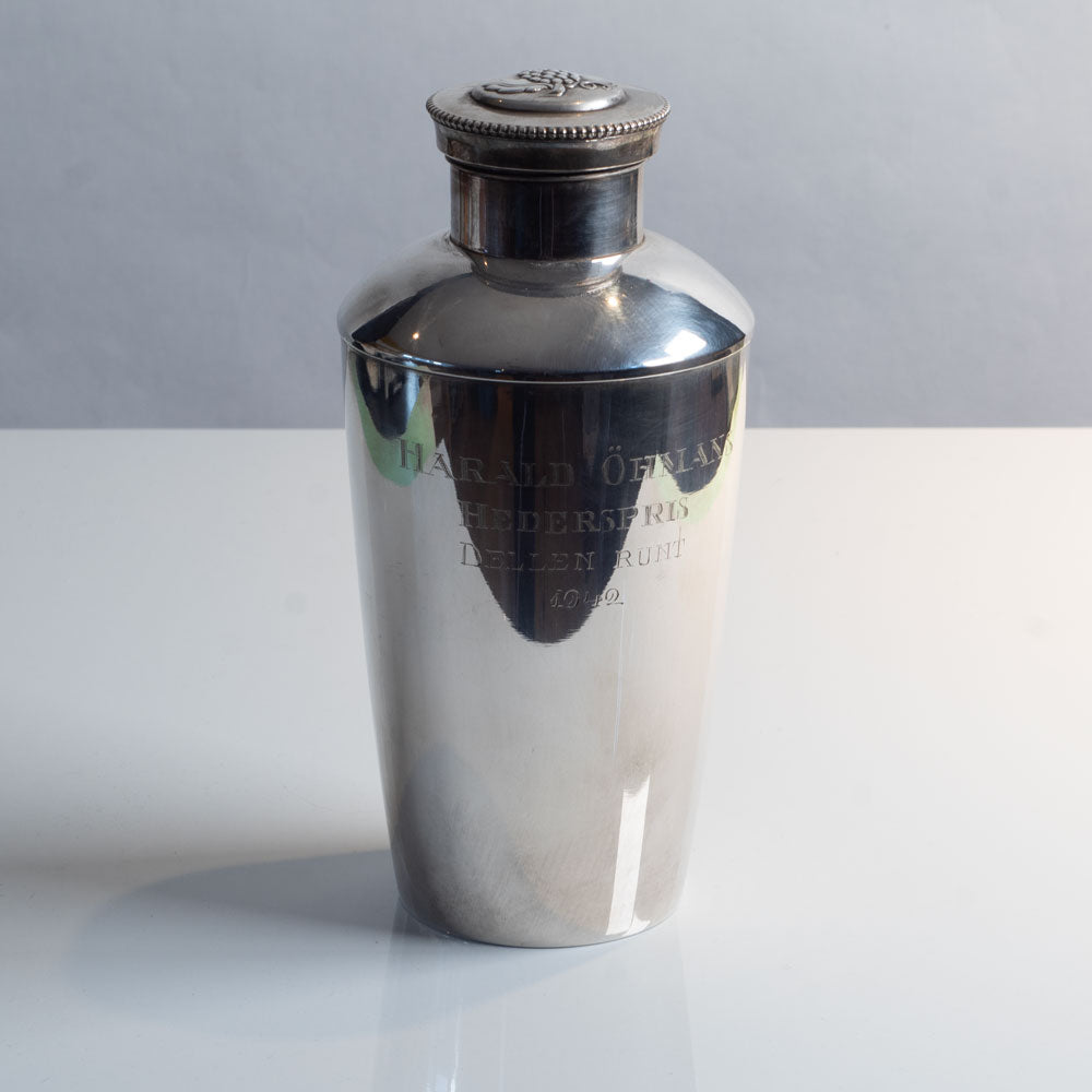 GAB, Sweden, silver plate cocktail shaker L3157