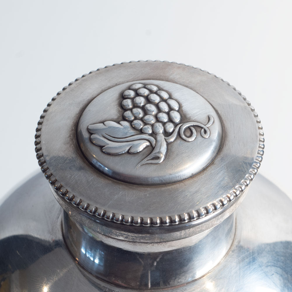 GAB, Sweden, silver plate cocktail shaker L3157