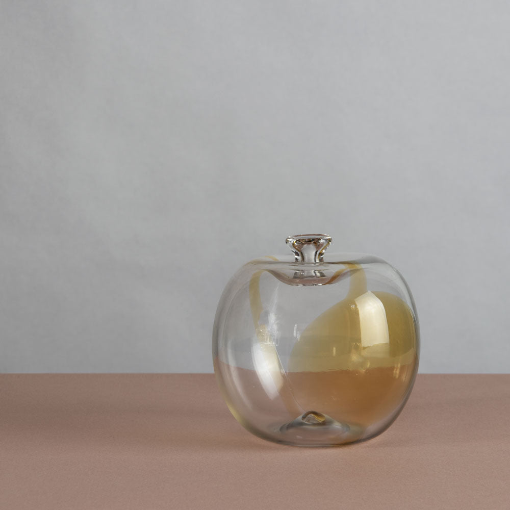 Glass "Apple "vase by Saara Hopea for Nuutajärvi Notsjö J1068