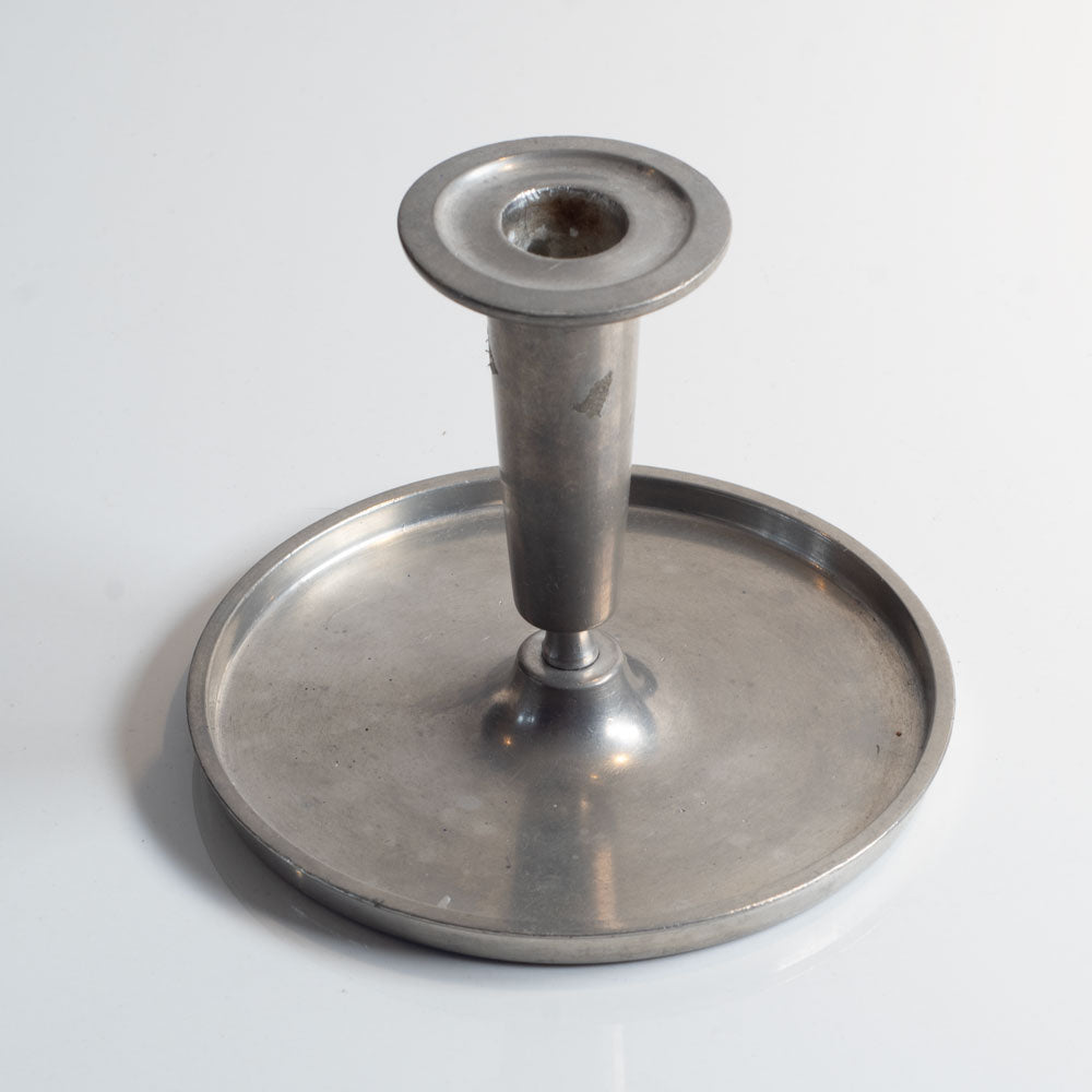 Edvin Ollers for Schreuder & Olsson, Sweden, pewter candlestick J1426