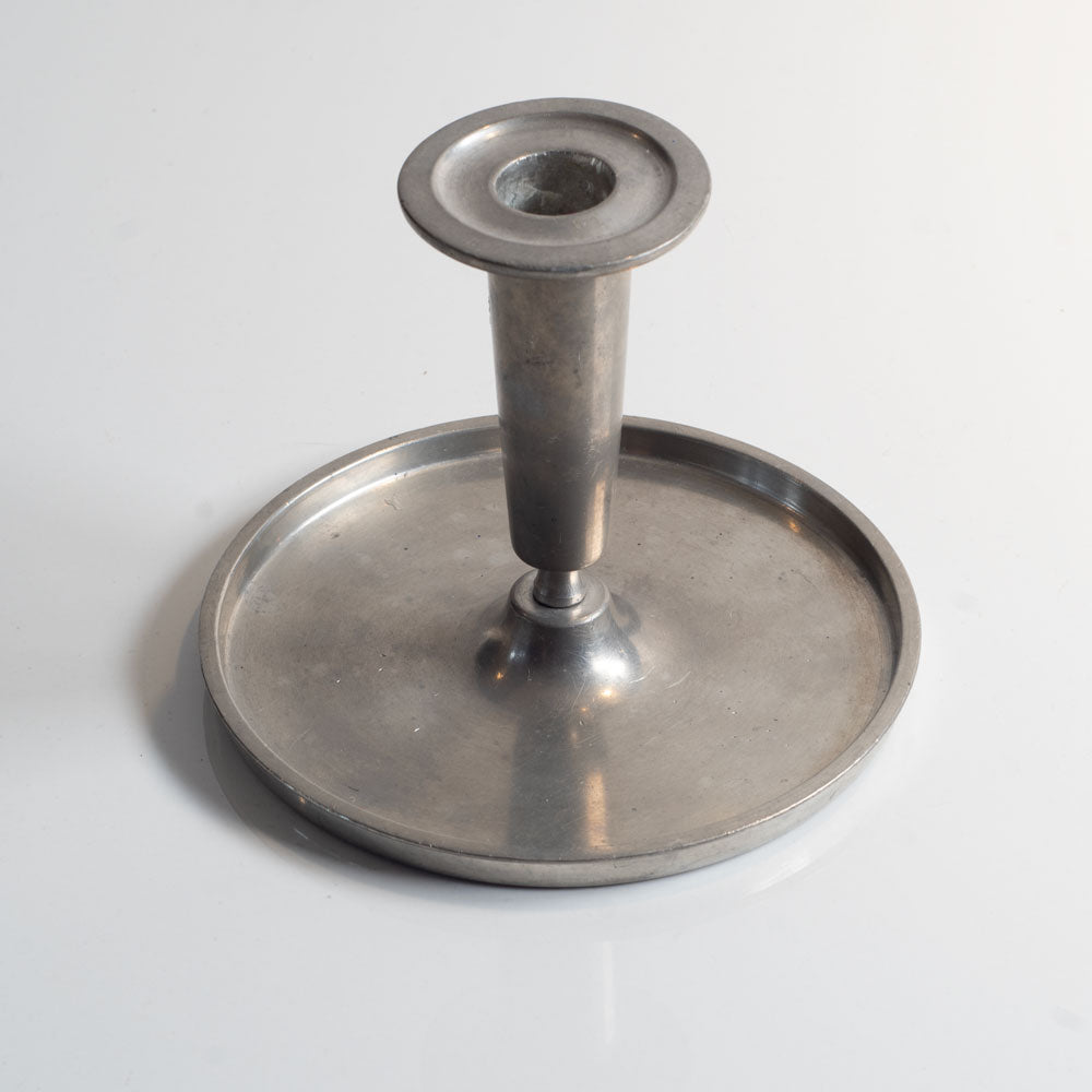 Edvin Ollers for Schreuder & Olsson, Sweden, pewter candlestick J1426