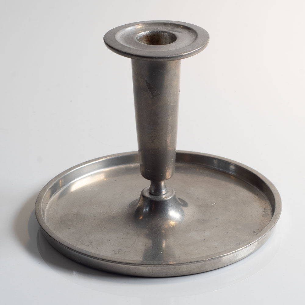 Edvin Ollers for Schreuder & Olsson, Sweden, pewter candlestick J1426