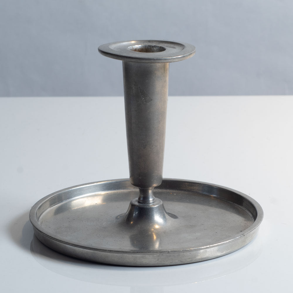 Edvin Ollers for Schreuder & Olsson, Sweden, pewter candlestick J1426