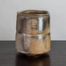 Horst Kerstan, Germany, unique stoneware  vase with light brown glaze