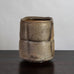 Horst Kerstan, Germany, unique stoneware  vase with light brown glaze