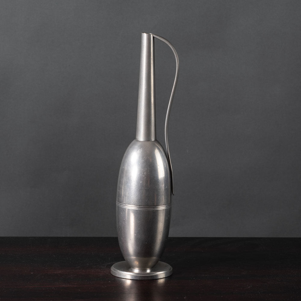 GAB Tenn, Sweden, pewter handled bottle K2758