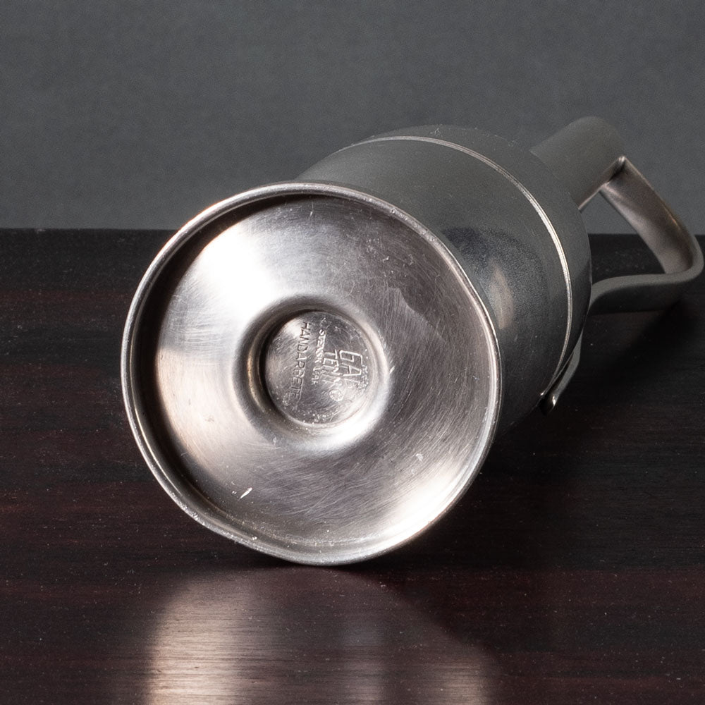 GAB Tenn, Sweden, pewter handled bottle K2758