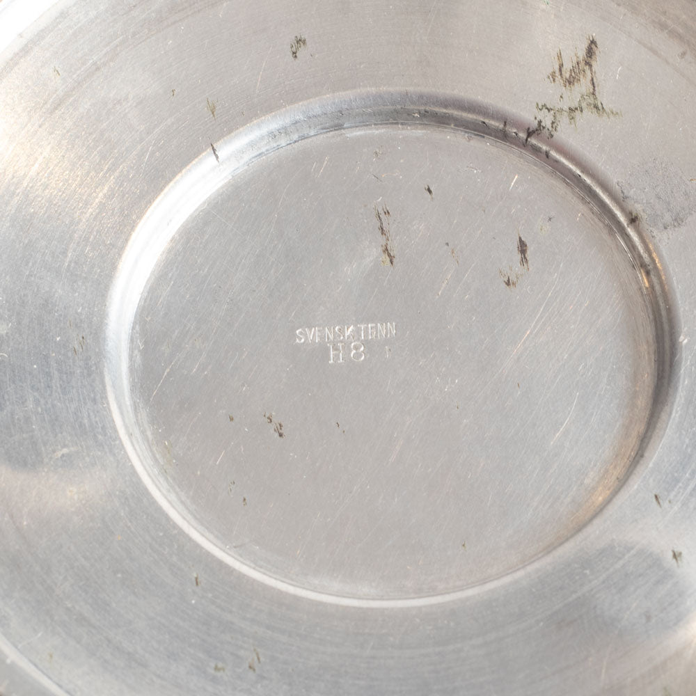 Sweden, pewter large footed bowl J1432