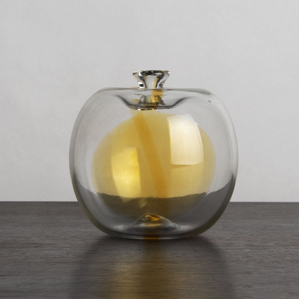 Glass "Apple "vase by Saara Hopea for Nuutajärvi Notsjö J1068