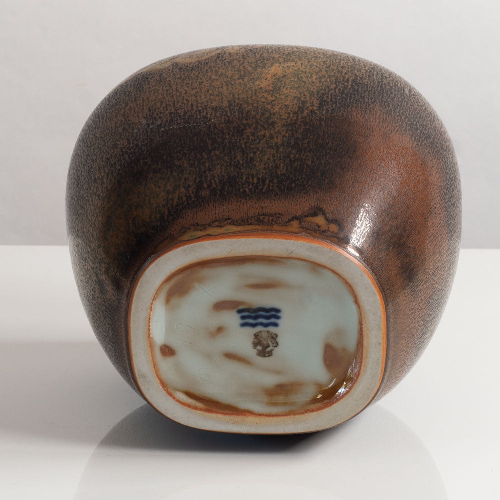 Nils Thorsson for Royal Copenhagen, Denmark, vase with solfatara glaze M4122