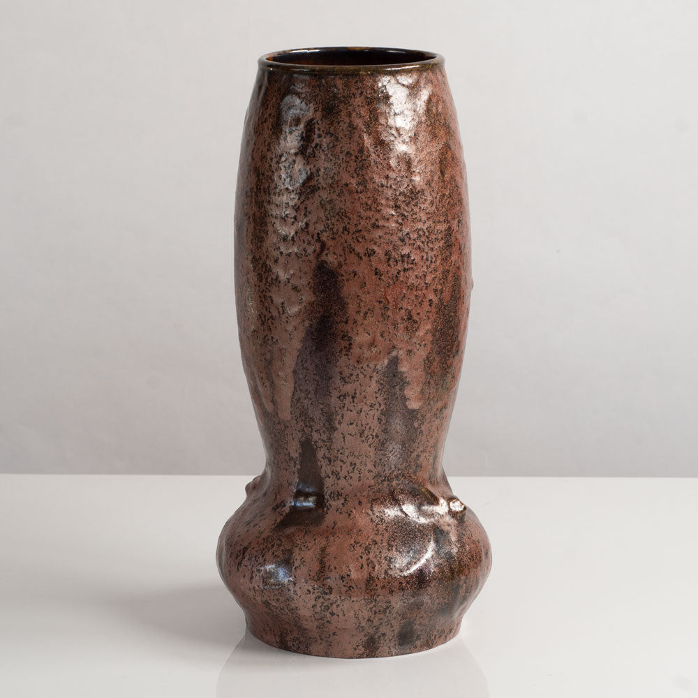 Alf Wallander for Rörstrand, Sweden, art nouveau porcelain vase with crystalline glaze M4117