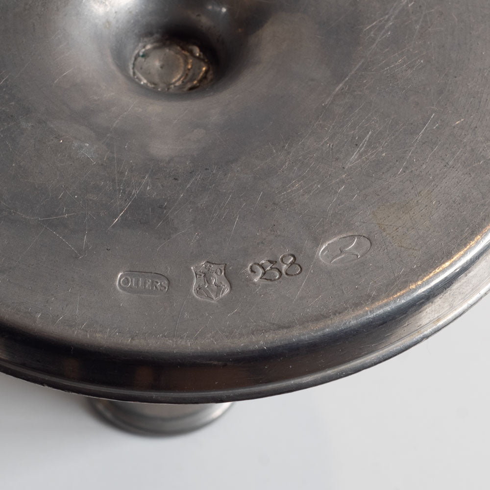 Edvin Ollers for Schreuder & Olsson, Sweden, pewter candlestick J1426