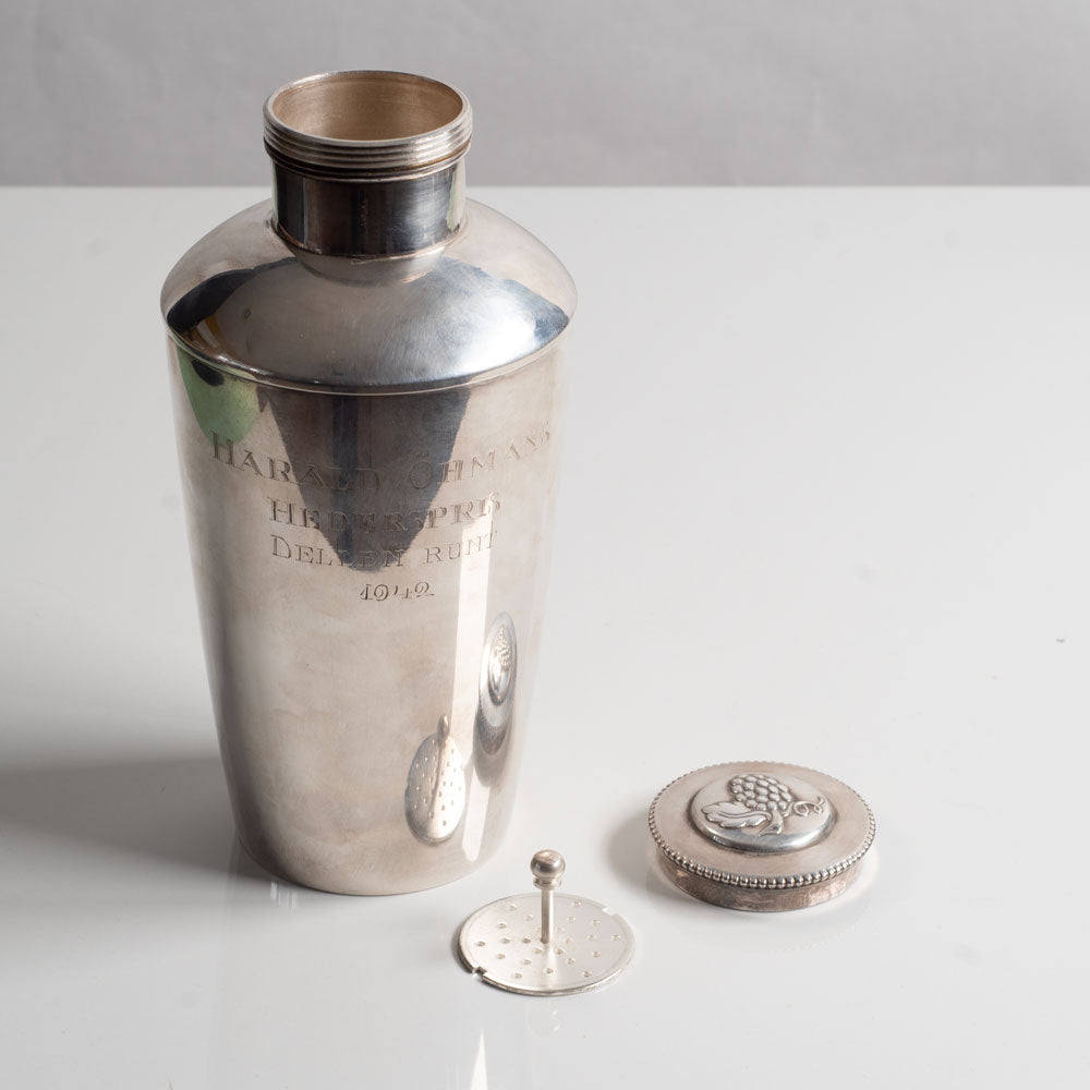 GAB, Sweden, silver plate cocktail shaker L3157
