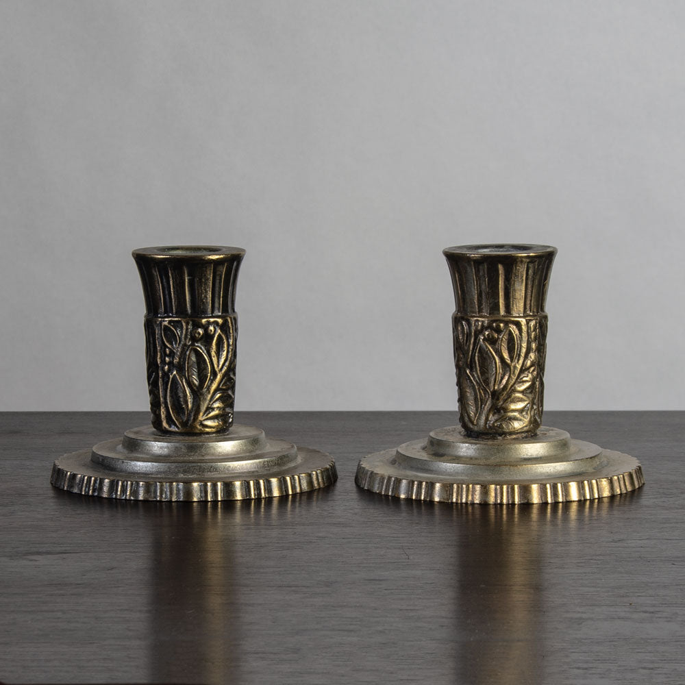 Pair of Swedish candleholders J1094