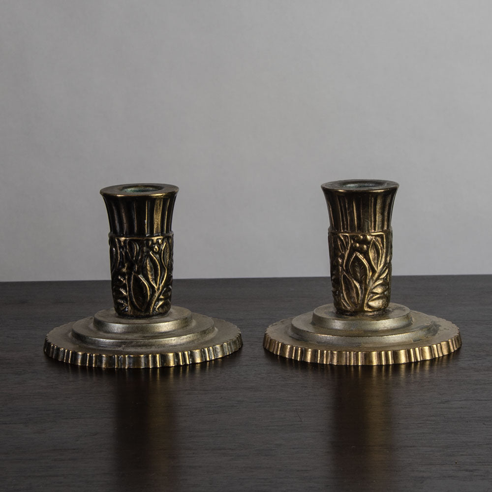 Pair of Swedish candleholders J1094