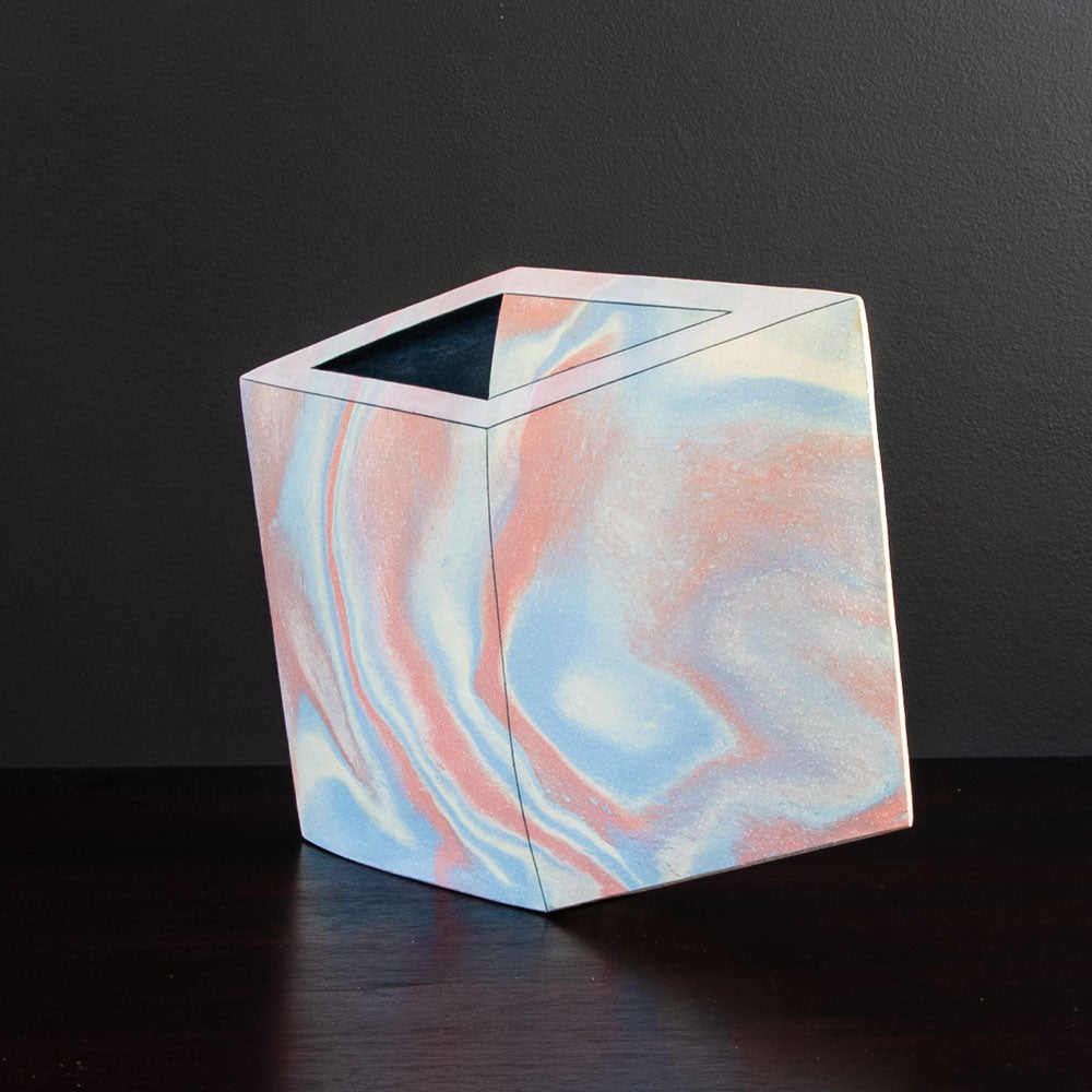 Ben Arnup, UK, unique stoneware optical illusion sculpture H1197